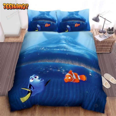 Dory And Marlin And The Giant Whale From Finding Nemo Bedding Sets