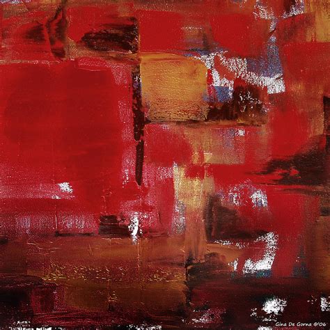 Red Abstract Painting, "Passion" is a red abstract painting by artist ...