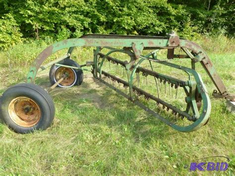 Large John Deere ground driven hay rake.... | Grandpa's Hobby Farm #1 ...