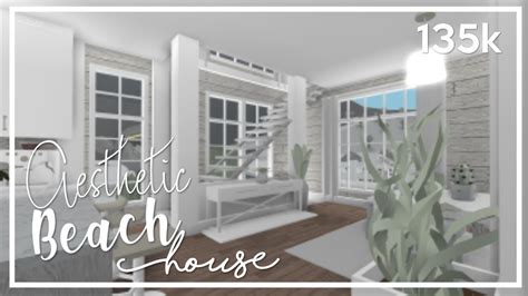 Bloxburg || Aesthetic Beach House || Speedbuild - YouTube