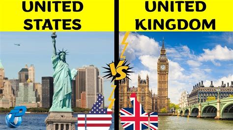 United States of America VS united Kingdom Country Comparison in Hindi | USA VS UK 2024 - YouTube