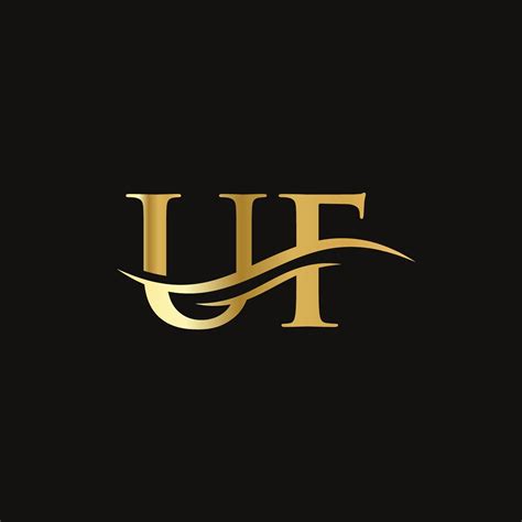 UF Letter Linked Logo for business and company identity. Initial Letter ...