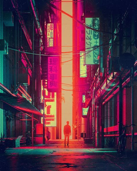 Fragments of a Hologram Dystopia | Cyberpunk aesthetic, Cyberpunk city, Neon noir