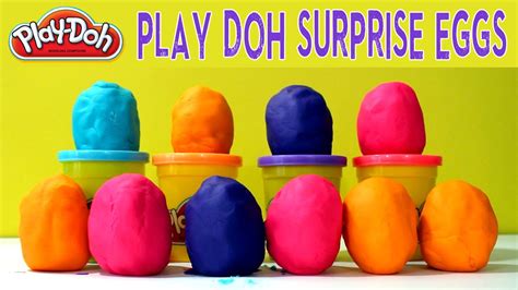 Play Doh Surprise Eggs! New Toys! - YouTube