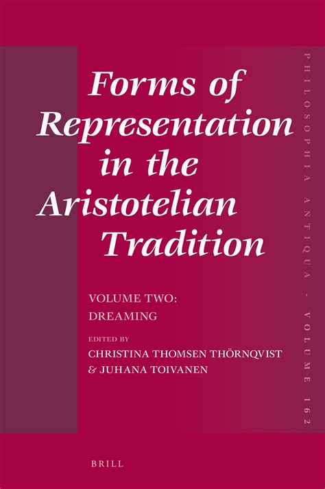 Chapter 5 How Dreams Are Made: Some Latin Medieval Commentators on Dream Formation in Aristotle ...