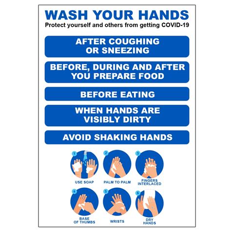 Wash Your Hands Covid-19 Sign Coronavirus Ireland