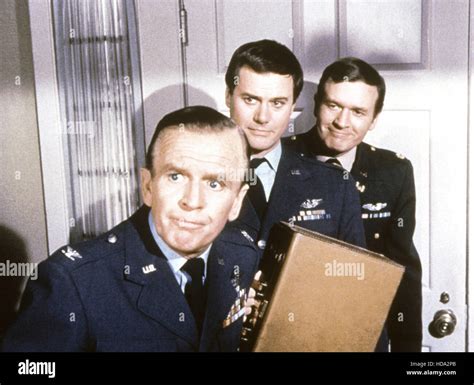 I DREAM OF JEANNIE, (from left): Hayden Rorke, Larry Hagman, Bill Daily, 1965-70 Stock Photo - Alamy