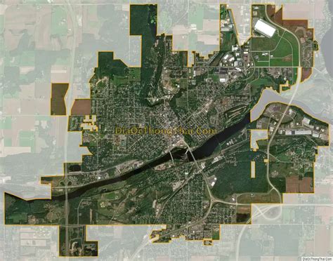 Map of Chippewa Falls city - Thong Thai Real