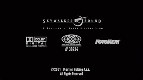 Skywalker Sound/Credits Variants | Logo Timeline Wiki | Fandom