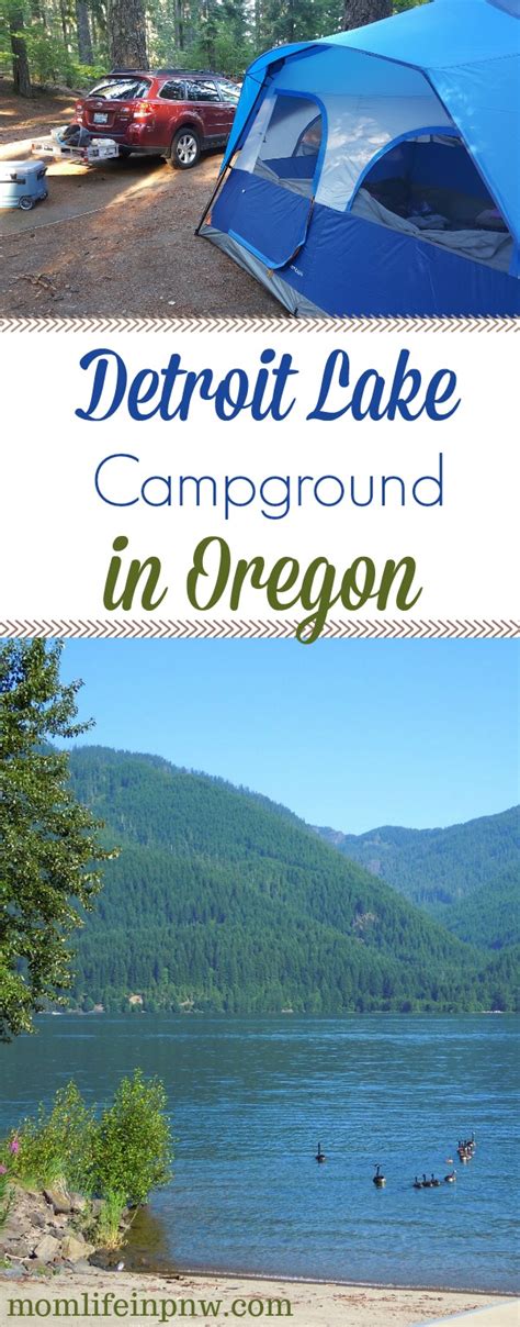 Camping at Detroit Lake in Oregon – Mom Life in the PNW