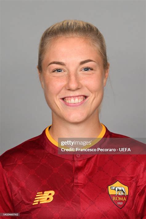 Sophie Roman Haug of AS Roma poses for a photo during the AS Roma ...