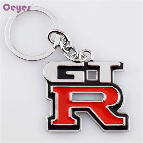 Car Styling Auto Metal 3D Emblem Badge Sticker Case For GTR Nissan Racing Sports GT R Logo BMW ...