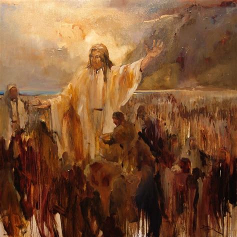 Sermon On The Mount Painting at PaintingValley.com | Explore collection of Sermon On The Mount ...