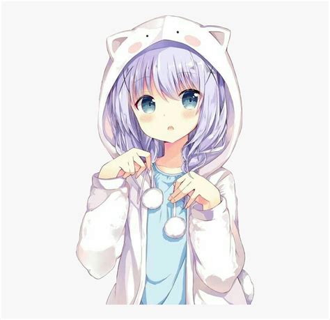 Cute Uwu Anime Girl, HD Png Download , Transparent Png Image - PNGitem