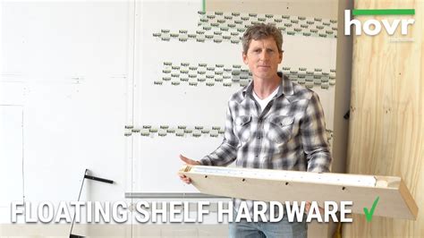 Hovr Bracket System Floating Shelf Hardware - YouTube