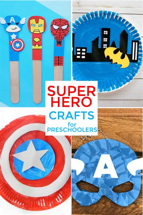 Superhero Crafts for Preschoolers