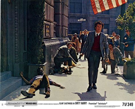 Dirty Harry - Lobby card with Albert Popwell & Clint Eastwood