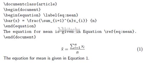 Latex Equation – Telegraph