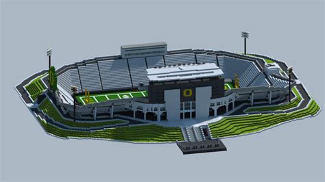 Oregon Ducks Football Stadium Minecraft Map