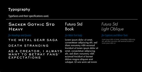 A Hideo Kojima Booklet | Booklet Design :: Behance