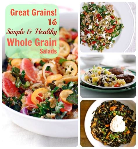 Great Whole Grain Recipes! 16 Easy, Healthy Whole Grain Salads ...