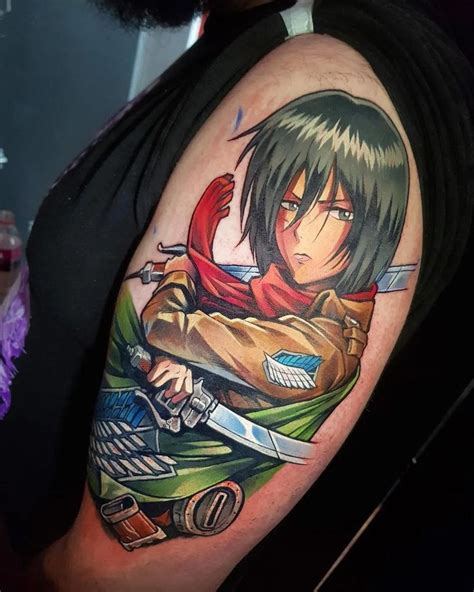 Mikasa-Ackerman Tattoo in 2021 | Mikasa, Tattoos, Ackerman