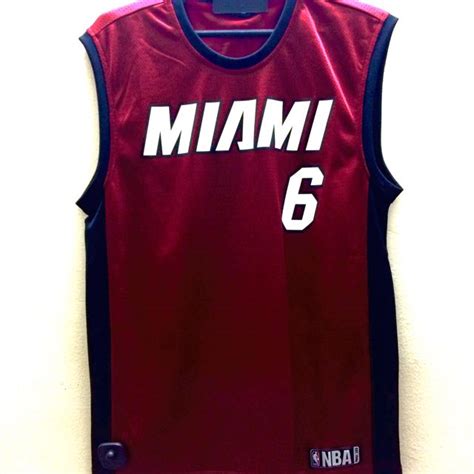 Lebron James Miami Jersey, Sports Equipment, Sports & Games, Racket ...