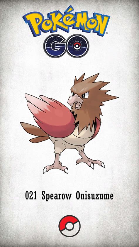 Download Spearow Pokemon Go Logo Phone Wallpaper | Wallpapers.com