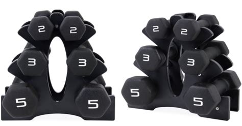 CAP 20 lb Neoprene Dumbbell Set with Rack Only $16.99 (Regularly $59.99)