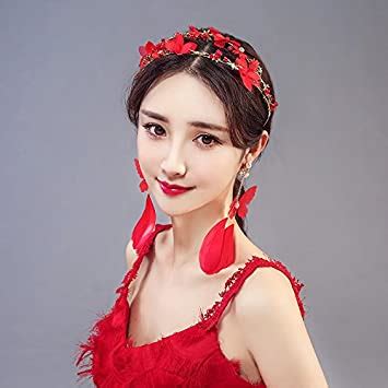 Red head dress