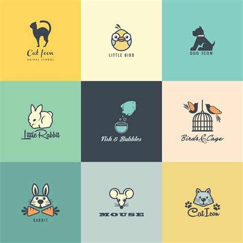 Pet logo designs 21554891 Vector Art at Vecteezy