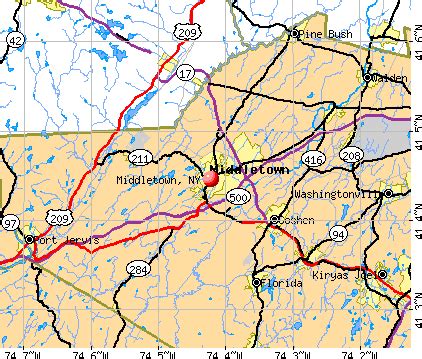 Middletown, New York (NY 10940) profile: population, maps, real estate, averages, homes ...