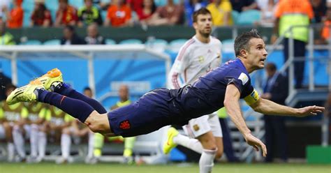 Netherlands striker Robin van Persie during their FIFA World Cup ...