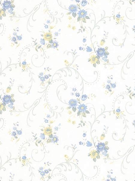 Floral Scroll Design Wallpaper PP27810 by Norwall Wallpaper