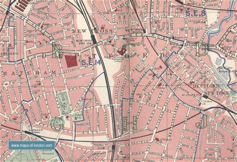 Map of Lewisham, London