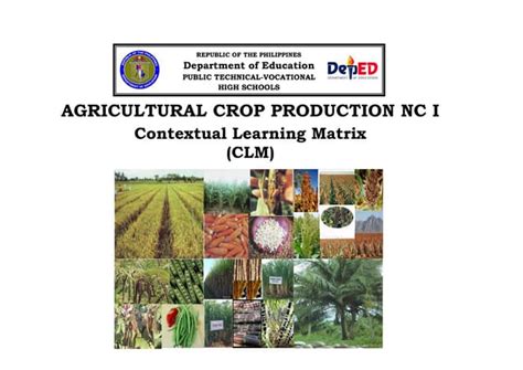 Agricultural crop production nc i training matrix | PPT