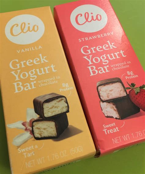 Clio Greek Yogurt Bars Review + Taste Test | Wendy's Weight Journey