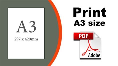 How to Print A3 Size PDF with Adobe Acrobat Pro DC