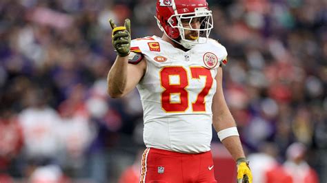 Why does Travis Kelce wear number 87 for the Kansas City Chiefs? - AS USA