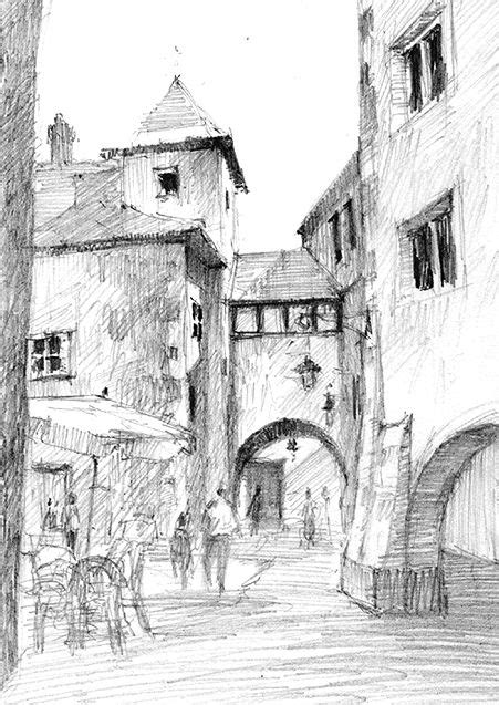 The Art of Drawing | Urban sketching, Landscape sketch, Landscape drawings