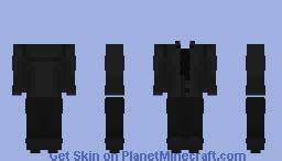 Black Suit (V-1) Minecraft Skin