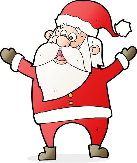 cartoon santa claus 12279129 Vector Art at Vecteezy