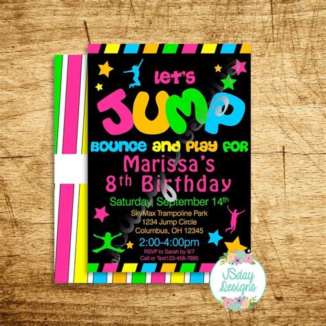 urban air birthday party invitations - Tova Schmid