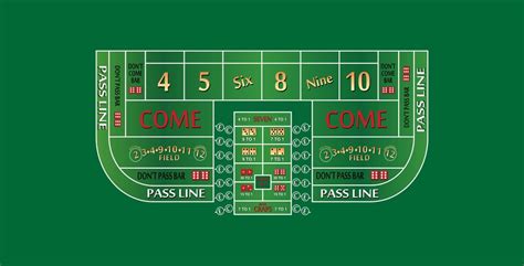 Craps table layout : Craps payouts