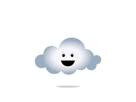 Happy cloud GIF emoji by Paulina Wodzień on Dribbble