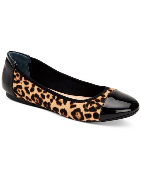 Alfani Step 'n Flex Tavii Flats, Created For Macy's in Leopard (Black ...