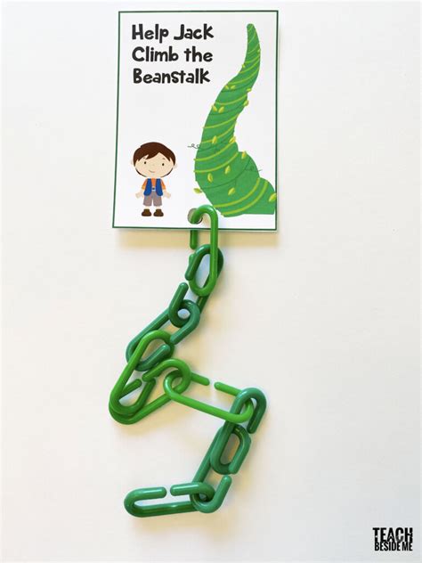 Jack and the Beanstalk Counting Math Game for Kids - Teach Beside Me