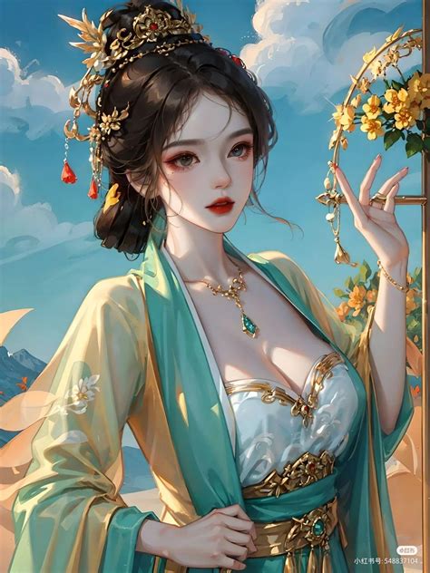 Fantasy Women, Fantasy Art, Manga Anime Girl, Anime Art, Snowflake Monogram, Ancient Chinese ...