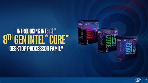 The 8th Gen Intel Core Processors For Desktop Are Now Official ...