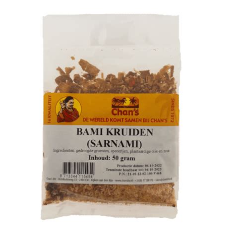 Chan's Bami Spices (Sarnami) 50g | Amazing Oriental